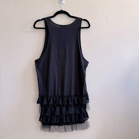 Vintage Betsey Johnson Oversized Ruffle Tank - Picture 6 of 8